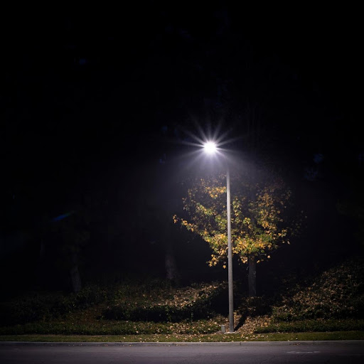 street Light lighting the road